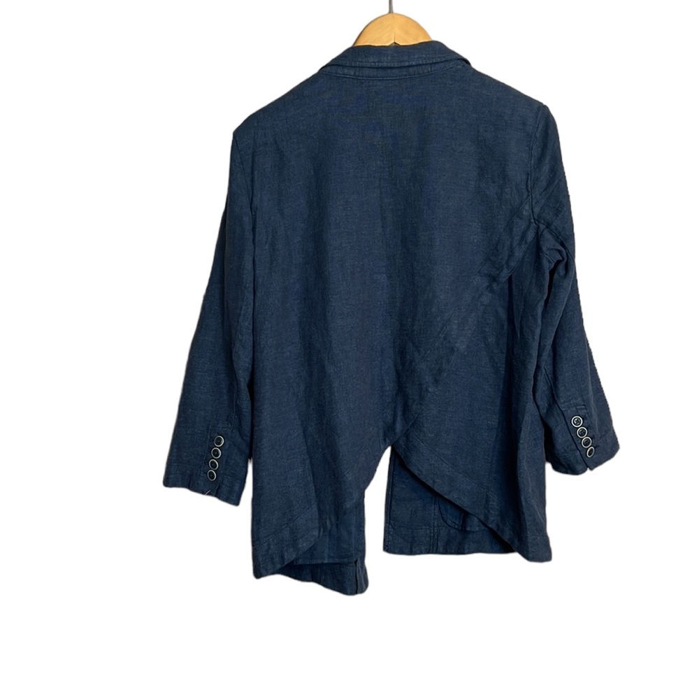 Anthropologie Vintage Washed Blazer Size 6 - Picture 8 of 12
